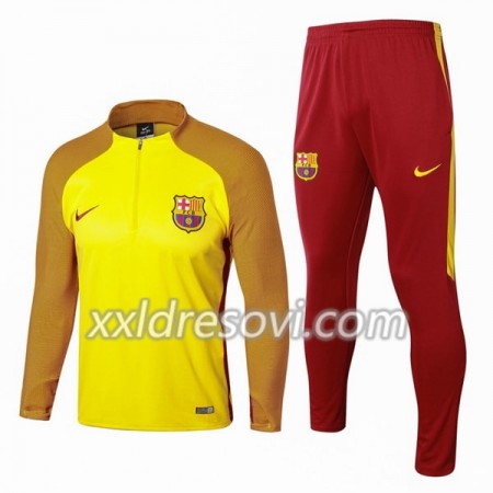 FC Barcelona Komplet Sweatshirts 2017-18 Žuti Narančasta